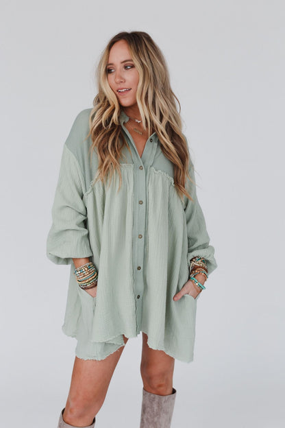 Sunday Kind Of Love Dress - Sage