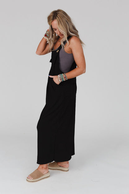 The Nest Serenity Wide Leg Jumpsuit - Black