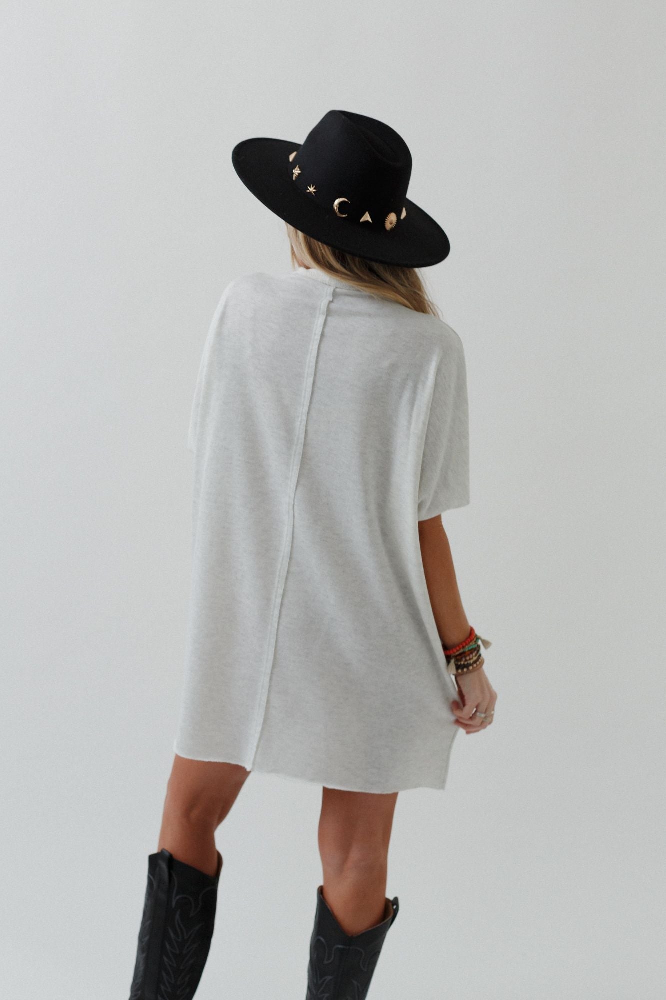The Nest Laid Back Luxe Dress - Light Heather Gray
