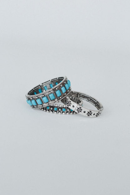 Sunlit Spirit Concho Bracelet - Turquoise