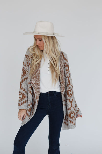 Free to Roam Cardigan - Gray