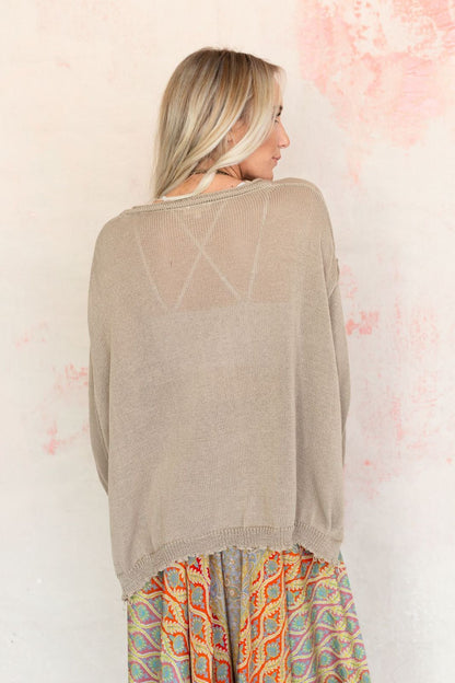 Billowy Day Sweater - Taupe