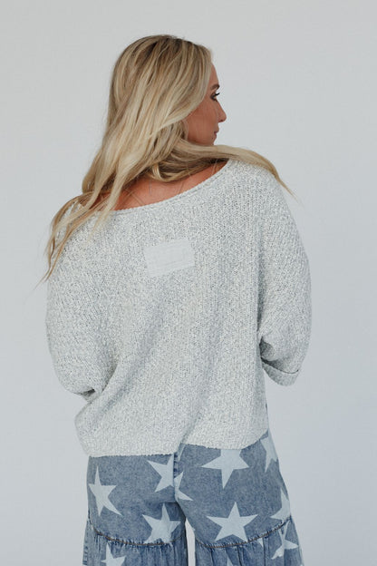 Nia Top - Heather Gray