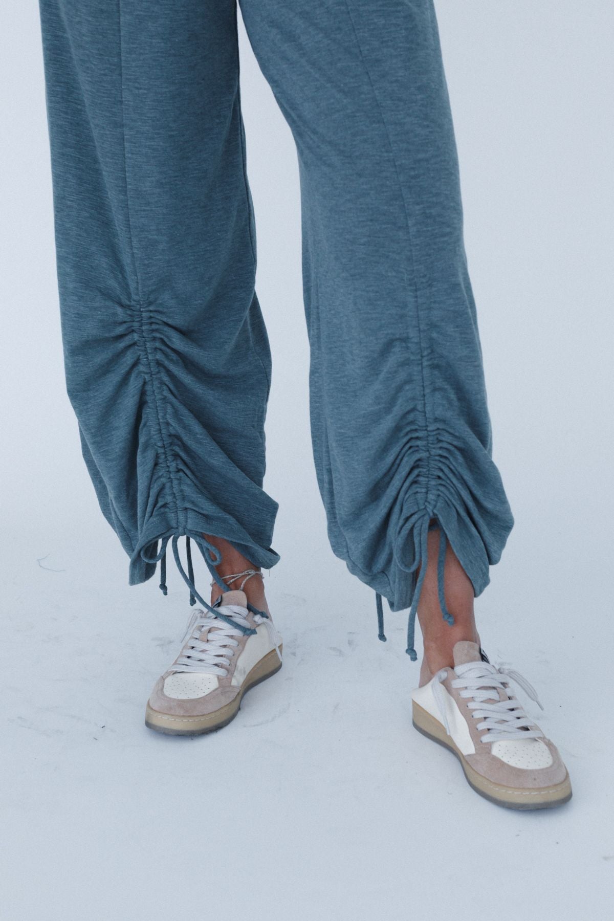 The Nest Solie Cinched Pants - Green Olive
