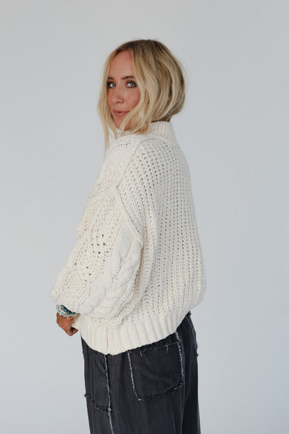 Orchard Charm Sweater - Cream